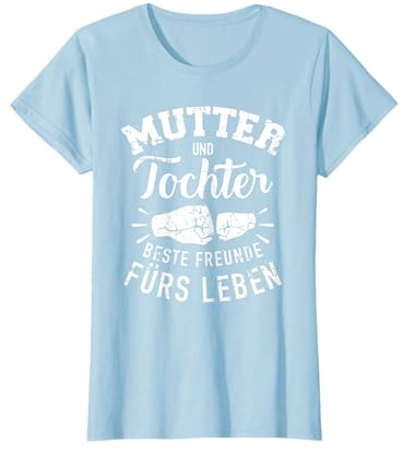 Mutter und Tochter beste Freunde Spruch T-Shirt