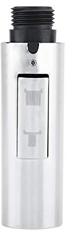 Wasserhahn-Sprühkopf, Küche Badezimmer Herausziehbarer Wasserhahn-Sprayer Anti-Splash-Hahn-Booster-Dusche und Wassersparender Wasserhahn-Dusche Wasserhahn-Sprühkopf Ersatzteil Silber