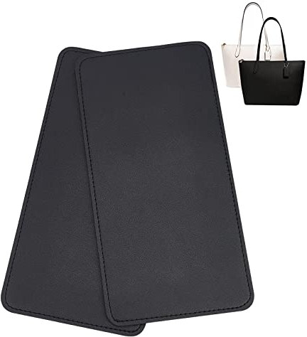 PandaHall Schwarzer PU Leder Basisformer 2 Stück Rechteckige Geldbörse Bodenform Saver 15x30cm Beutel Liner Board Einsatz Für Rucksack Tragetasche Leder Hangdbag Umhängetasche Kosmetik Reisetasche