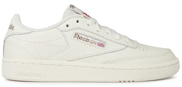 Reebok Club C 85, Sneaker Donna, Bianco Chalk Chalk Rose Gold, 40.5 EU