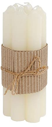 Echtwachs Stabkerzen 7er Pack - elfenbein - Festtags Tafelkerzen Set ca. 16 cm Höhe - Kerze für Advent Weihnachten Nikolaus Hochzeit Geburtstag Deko