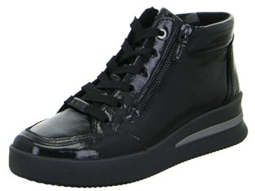 ARA Damen Lazio Mid-Cut Sneaker, SCHWARZ, 39 EU