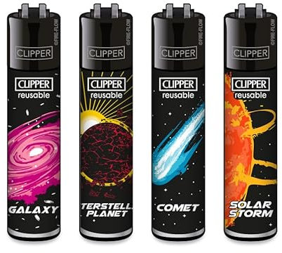 Clipper Feuerzeug 4er Set: (Across Universe)