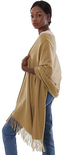 Schal Kamel Stola Festlich Fur Abendkleid Pashmina Schals Tücher für Damen Winter