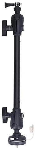 Kayak Camera Boom Arm Mount Pole, Portable Angle Adjustable Tight Clamp Camera Mount with Extension Rod, GP Bracket Head, Lightweight Kayak Arm for Boat, Canoes, Yachts