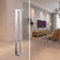 tirador de puerta Tirador de Doble Cara para Entrada Frontal, Juego de Pomos de Puerta de Vidrio de Acero Inoxidable, Tirador Rectangular de Granero para Librería, Hotel, Villa ( Color : Silver , Size