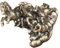 Zerodeko Tier Tausende Pferde Galoppieren Pferdefigur Chinesisches Sternzeichen Mini- -briefbeschwerer Pferdestatue Figur Antike Pferdefigur -Statue Messing Wen Wan Modell