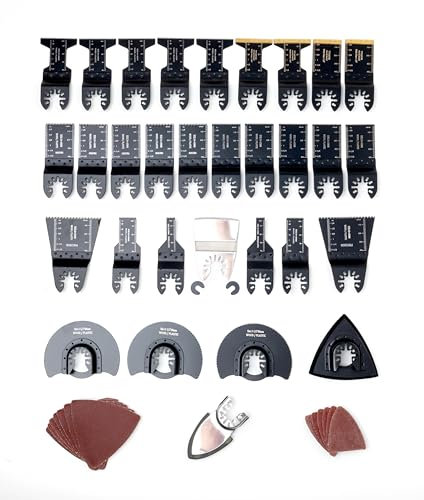 93pcs Multitool Sägeblatt Multifunktionswerkzeug Zubehör Set für Fein/Bosch/Makita