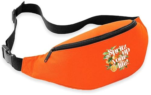 Spritz up Your Life! - Bauchtasche - Bauchtasche | Malle | Party | Urlaub | lustige Sprüche | Festival | Umhängetasche | Orange