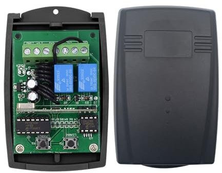 Apriporta automatico, apricancello automatico, Ricevitore 433MHZ 1527 tastierino numerico senza fili del telecomando for l'apricancello scorrevole automatico della porta del garage battente per famigl