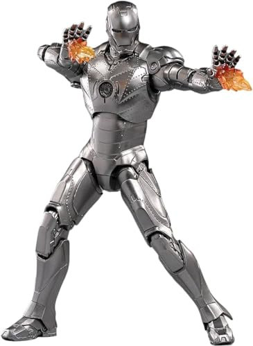 LEBOO ZD 7 Inch Ironman MK2, 1/10 Scale Action Figure, Movice Style, Exquisite Painting with Full-Accessories