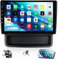 CAMECHO Android 13 Radio Coche GPS para Opel Vivaro A 87R Renault Trafic II Nissan Primastar 2010-2014, Radio 2 DIN con Pantalla de 10 Pulgadas FM RDS MirrorLink Bluetooth y USB+ Cámara Trasera