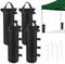 Spetsbst Pack of 4 Weights for Gazebo, Gazebo Weights 800D Oxford Sandbags for Weighing with Fixed Nail, Sandbag Weight for Camping Tents/Parasols/Gazebo