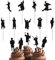 Toppers per cupcake di laurea, decorazioni per torte di laurea - Stick di carta per gli antipasti decorazioni | Set di 14 piccole scelte di decorazioni alimentari, decorazioni per cupcake congratulazi