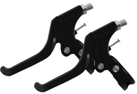 kowaku 2X Kinder Fahrrad Bremshebel Zubehör für 12-20 Zoll Fahrrad Kinder Brems Griff, Schwarz