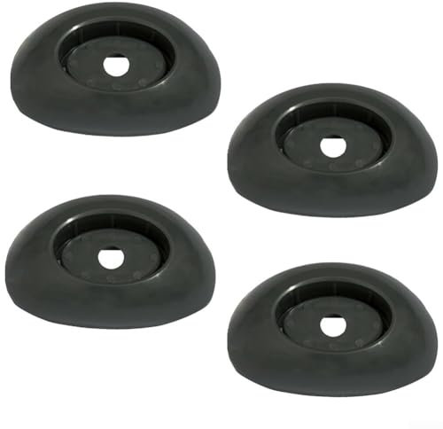 Patas de piscina compatibles con piscinas eléctricas sobre el suelo, piezas de repuesto de plástico de fondo ovalado, piezas de repuesto de 5.25 x 3.625 x 1 pulgadas