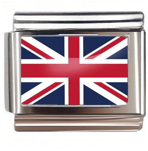 NOOFNO Italian Bracelet Charm,9mm,Country & Culture > Flag