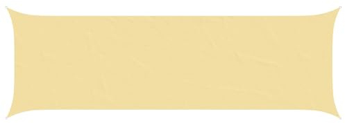 vidaXL Sonnensegel Sand 6 x 2 m 100% Polyester Oxford