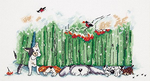 PANNA VK-7000 Cross Stitch Kit, Multi-Colour, 27 x 15 cm