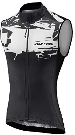 Uglyfrog Westen Damen Ärmellos Radtrikot Fahrradtrikot Fahrradbekleidung für Frau mit Elastische Mode Atmungsaktive Schnell Trocknen Stoff MJWL01F