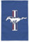 Ford Mustang Logo Garten Hofflagge