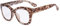 Eyekepper Übergroß Brille - Retro Brillen für Frauen - Braun/Schildkröte