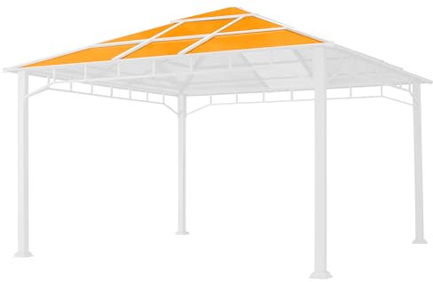 Ersatz-Dachplatten 4x4 m Hardtop ca. 8 mm Polycarbonatplatten für Sunset Deluxe