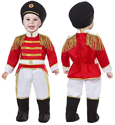 Pegasus Costume de soldat (casse-noisettes) Carnaval, multicolore, 10-12 mois
