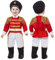 Pegasus Costume de soldat (casse-noisettes) Carnaval, multicolore, 10-12 mois
