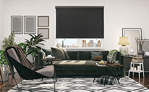 EINFEBEN Senkrechtmarkise Balkonmarkise Vertikalmarkise Markisenkassette für Terrasse Balkon, UV-beständig Sonnenschutz Windschutz und Sichtschutz, Anthrazit 140x240cm