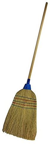 130 cm Long Handmade Corn Broom Sweeping Brush Stable Yard Garden Warehouse