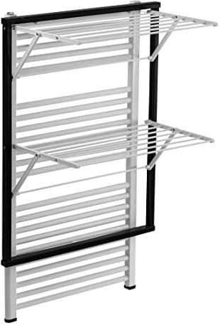 Arredamenti Italia 608 Klaus Tendedero Vertical En Madera De Haya Maciza - Negro