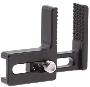 Generic foto4easy Camera Cage Cable Clamp, Universal HDMI Cable Clip with 1/4-20 Screw Mount for Camera Cages, Quick Release Plates, Stabilizers, Black