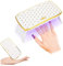 zalati Lampe à ongles 36 W lampe UV LED pliable portable lampe de durcissement pour ongles gel séchage rapide Nail Art