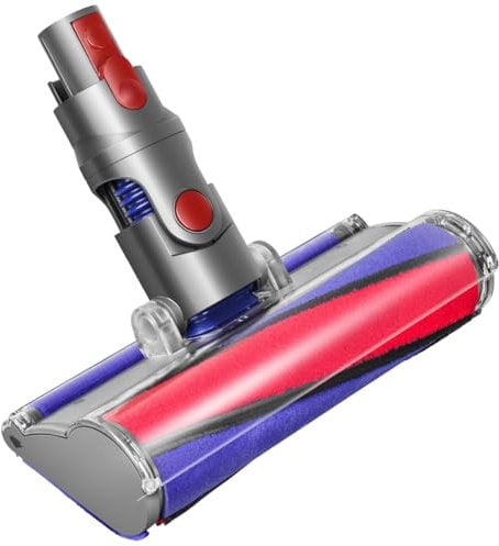DrRobor Cabezal de Cepillo Eléctrico para Dyson V10 V11 V15, Accesorio de Cabezal con Rodillo para Pisos Duros