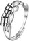 JewelryWe Schmuck Anxiety Ring Damen Angst Fidget Spinner Ring Verstellbar Edelstahl Anti Stress Spinning Ringe Zappelringe Geschenke für Frauen Silber - Infinity Unendlichkeit Zeichen