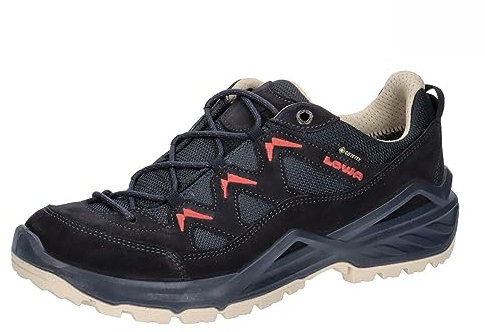Lowa Damen Wanderschuhe Sirkos EVO GTX Low 320805 Navy-Rotholz 38