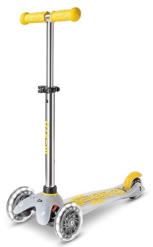 Mini micro Deluxe Flux LED | Das ORIGINAL | Kinderroller ab 2 Jahren | Inklusive LED Rollen | Direkt vom Hersteller