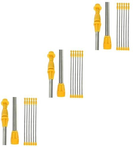 Yardwe 18 Pièces Accessoires De Pulvérisation Rampe En Acier Inoxydable Accessoires Pour Plantes Pulvérisateur Pour Plantes Pulvérisateur En Acier Inoxydable Barre D'Extension De Pelouse