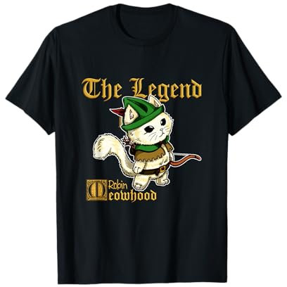 Leggenda of Robin Meow Hood, Gatto e tiro con l'arco Maglietta