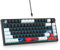 SbocKeeb V400 Teclado Mecanico 75% Gasket Mouted, Personalizado Intercambiable En Caliente 75% TKL Cableado Mecánico RGB Teclado con Almohadillas Que Absorben El Sonido, Americano QWERTY Programable