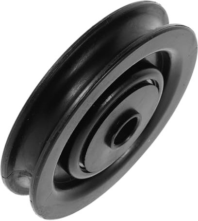 BESPORTBLE Fitness Equipment Cable Machine Parts Pulley Exercise Equipment Gym Attachments Cable Pulley Wheel Universal Pulley Wheel Bearing Pulley Wheel Cable Machine Accessories Black Nylon