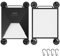 NEEWER Supporto Ventosa per Auto Compatibile con Starlink Mini, Kit Supporto Satellitare 2in1 e Custodia Protettiva con Potenti Ventose per Finestrini, Tettucci Auto, RV, Barche e Viaggi Strada, ST91