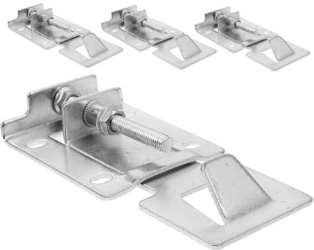 Angoily 2pairs Adjustable Range Hood Mounting Bracket Over Door Hooks Adjustment Lifting for Range Hood Easy Install Metal Hooks