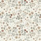 Fiula Selbstklebende Tapete Blumen Klebefolie Möbel Hellbraun Wandpapier 41CMx10M Dekorfolie Möbelfolie Vintage Blatt Mustertapete Wandtapete Wohnzimmer Schlafzimmer Wasserdicht Wallpaper Küche