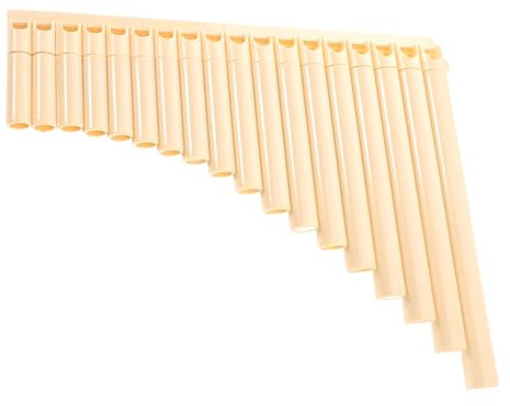 Professionelle Panflöte mit 18 Pfeifen aus Abs Kunststoff | 18-rohr Design, für Erfahrene Spieler und Anfänger, Leichtes Instrument