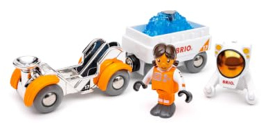 BRIO World 36160 Weltraum Rover - Eisenbahn-Set für Kinder ab 3 Jahren - Zauberhaftes Geschenk