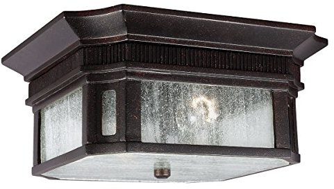 Elstead Lighting Flush Light, Gilded Bronze