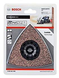 Bosch Professional Schleifplatte MAVZ 116 RT2 Carbide-RIFF (Starlock, Körnung 40, Ø 116 mm, Zubehör Multifunktionswerkzeug)