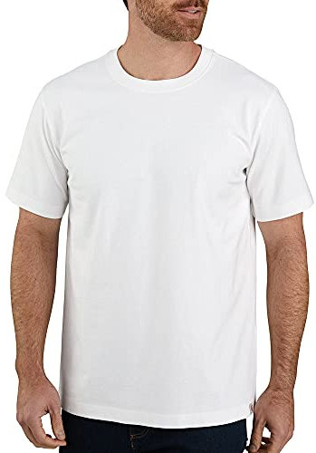 Carhartt Herren Relaxed Fit, Schweres, Kurzärmliges Work Utility T-Shirt, Weiß, M EU